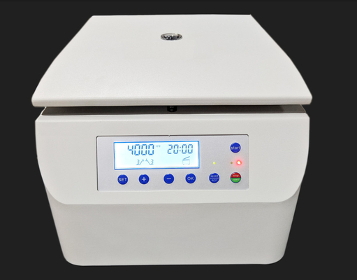 Καλή τιμή. Το αργόστροφο εργαστήριο Benchtop υποβάλλει 4000rpm με το σταθερό στροφέα 6x 50ml σε φυγοκέντρωση γωνίας σε απευθείας σύνδεση