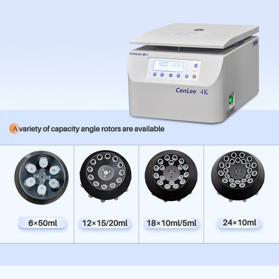 Cenlee 4K Brushless Motor Benchtop Αυτο-ισορροπητική φυγοκέντρωση για τον διαχωρισμό πλάσματος αίματος