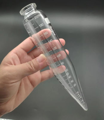 Καλή τιμή. Cenlee 100 ml 200 ml γυάλινο σωλήνα μετρητή κυλίνδρου για εργαστηριακή χρήση Κωνικό πετρελαϊκό φυγοκεντρίδιο σωλήνα με διαφανή βαθμολόγηση σε απευθείας σύνδεση