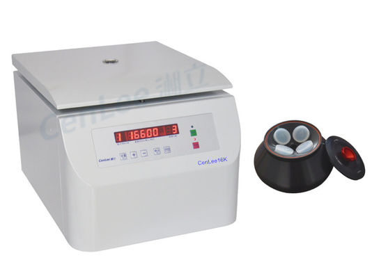 Καλή τιμή. 16600RPM σταθερός στροφέας γωνίας των οδηγήσεων ο επίδειξη υποβάλλει τη υψηλή ταχύτητα 21532RCF σε φυγοκέντρωση Benchtop σε απευθείας σύνδεση